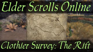 Clothier Survey The Rift Elder Scrolls Online [upl. by Ymrej]