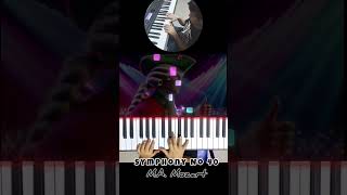 Symphony No 40 Mozart  Piano notes Visualizer 🤩 [upl. by Adiana361]