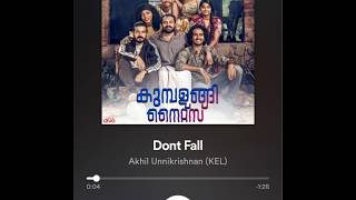 kumbalangi nights  Don’t fall  Akhil Unnikrishnan  KEL  kumbalanginights [upl. by Litha]