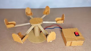 Make a amezing amusement park ride from cardboard [upl. by Dory]