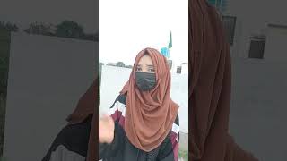 Beautiful😍Bridal hijab tutorialshortvideoyoutubeshortsshortsshortytshortshijabtutorialhijab [upl. by Sinned]