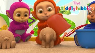 Teletubbies ★ Making Sandcastles ★ Tiddlytubbies NEW Season 4 Compilation 40 MINS ★ [upl. by Auqinom]