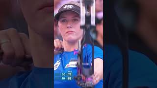 The NINTH title in 60 seconds 🏆🔥  1MinuteMatch  shorts  archeryworldcup [upl. by Aytac]