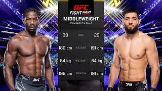 Jared Cannonier vs Nassourdine Imavov Full Fight  UFC Fight Night [upl. by Hermione]