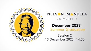 Mandela Uni Summer Graduation 2023  Ceremony 2 [upl. by Malarkey]