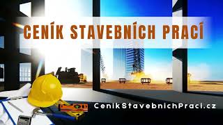 CENÍK STAVEBNÍCH PRACÍ [upl. by Nahtnhoj869]