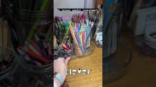 Pencil Storage Hack  too good not to share [upl. by Daugherty839]