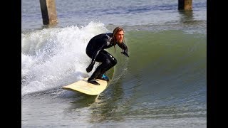 Surfing Jacksonville Beach Florida [upl. by Dilan]