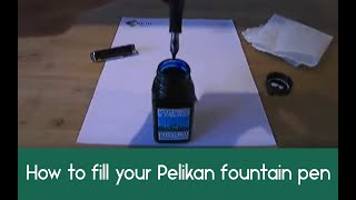 Filling a Pelikan fountain pen [upl. by Malamud451]