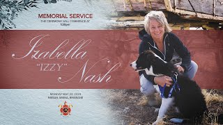 Fire and Rescue Memorial Service for firefighter Izabella Nash [upl. by Ahsiekram]