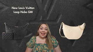 ALL ABOUT THE NEW LOUIS VUITTON LOOP HOBO GM IN GIANT EMPREINTE LEATHERM [upl. by Kcub]