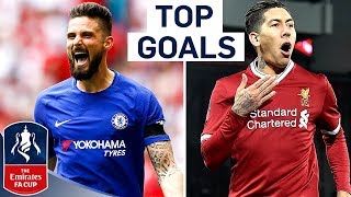 quotThats a Remarkable Goal  Giroud Aguero Firmino  The Top Goals from the Emirates FA Cup 1718 [upl. by Trask]