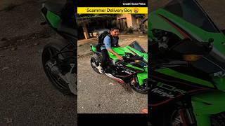 Scammer Delivery Boy Ka Attitude To Dekho 🤬scammer deliveryboy attitude motovlog ninja001vlogs [upl. by Madge]