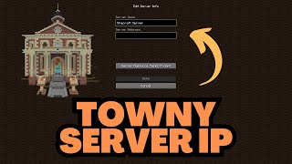 Minecraft Towny Server IP Address 2024 [upl. by Meekar]