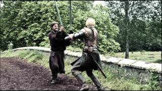 Jaime Lannister Vs Brienne  Sword Fight  Book Version [upl. by Eimile926]