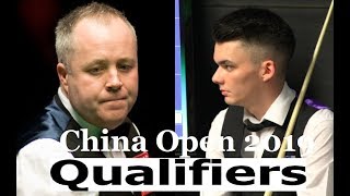 John Higgins vs Chris Totten China Open 2019 Qualifers [upl. by Eisnil]