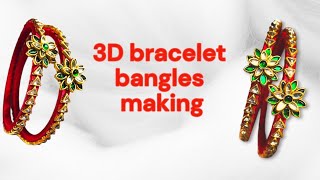 3D bracelet bangles making minnikaddabangels pleasesubscribemychannel [upl. by Townie814]