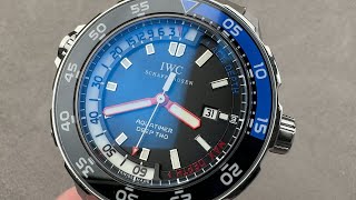 IWC Aquatimer Deep Two Depth Gauge 354703 IWC Watch Review [upl. by Airpal]