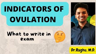 Indicators of ovulation  Tests of ovulation  Physiology Menstrual cycle  Reproduction  Gynaec [upl. by Etrem603]