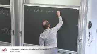 Jérôme Poineau  Torsion points of elliptic curves via Berkovich spaces over Z [upl. by Beulah]