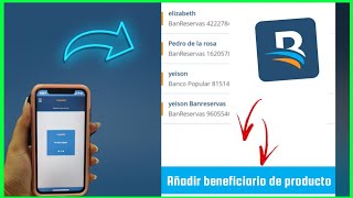 Cómo AGREGAR Beneficiario En La App BANRESERVAS✅ [upl. by Mohorva518]