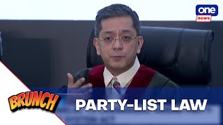 Brunch  Comelec seeks complete overhaul of Partylist System Act [upl. by Dixie]