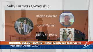 Bourne Select Board October 9 2024 Salty Farmers [upl. by Assenev8]