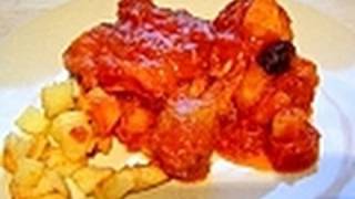 Mediterranean Stew  Chicken amp Chorizo  How to cook recipe [upl. by Aurlie]