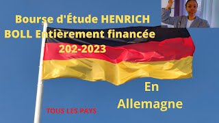 Bourse d’étude entièrement financée en Allemagne 20222023 [upl. by Mauro]