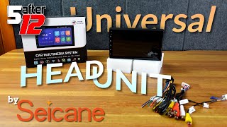 Seicane Universal Head Unit  Android 100  First Look [upl. by Eelnodnarb]