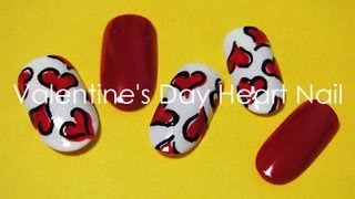 Valentines Day Heart Nail [upl. by Amend749]