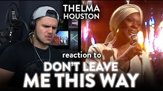 Thelma Houston Reaction Dont Leave Me This Way All Out Disco Dereck Reacts [upl. by Ahter]