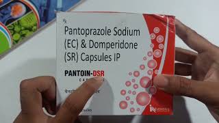 Pantoprazole Sodium EC amp Domperidone SR Capsule IP  Pantoin DSR Capsules Uses in Hindi [upl. by Nwahsav997]