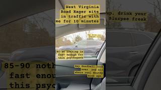 West Virginia driver Highway 81 idiot roadrage goofball clown leaningtowerofpisa girlsgonewild [upl. by Enitsuj]