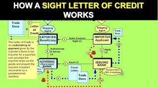 How a Sight Letter of Credit works Letter of Credit [upl. by Jourdan901]