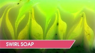 Swirl Soap Tutorial  Soap Swirling Techniques [upl. by Alat]