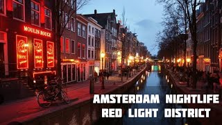 Amsterdam Nightlife ￼Red light area ￼Amsterdam Central station  October 2024  Netherlands [upl. by Claudine739]