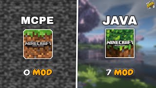 TOP 7 Best ModsAddon To Turn Your MCPE Into Minecraft Java Edition 121˖22 [upl. by Eineg]