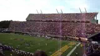 ECU PURPLE AND GOLD at ECU vs WVU 2008 [upl. by Lefton]