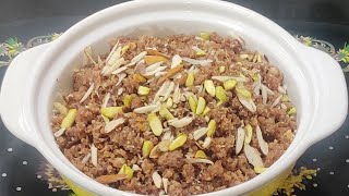 छुआरा हलवा रेसिपी  Healthy dessert  چھوہارا حلوہ ریسیپی atiyakitchenvlogs [upl. by Dnalevets]