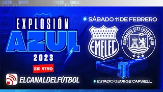 EXPLOSIÓN AZUL PRESENTACIÓN DE LA PLANTILLA DE EMELEC 2023 [upl. by Bikales672]