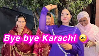 Bye bye Karachi 🥺 Itna piyar diya ap sb ny  sitara yaseen vlog [upl. by Vail140]