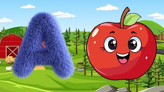 A Apple Song  Inspired By ABC song Gracies Corner  Nursery Rhymes  Kids Songs 57 [upl. by Lanfri]