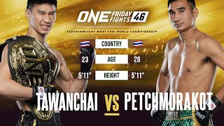 Tawanchai vs Petchmorakot  Muay Thai Full Fight [upl. by Vescuso904]