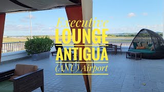 Antigua Airport Executive Lounge  a Priority Pass Lounge with an Outdoor Terrace [upl. by Whiney354]