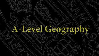 ALevel Geography [upl. by Aicirtel]