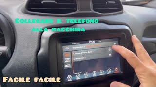 Come collegare il telefono alla radio Uconnect  Tutorial [upl. by Natsud]
