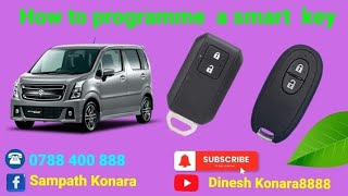 How to programme a smart key  dinesh konara8888 [upl. by Winzler]