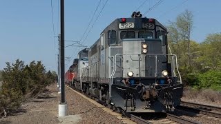 Amtrak Ballast Train 51817 [upl. by Hafinah459]