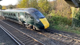 Class 800 IET  800028 ‘Oliver Lovell  Sir Peter Parker’  GWR [upl. by Lynnworth209]